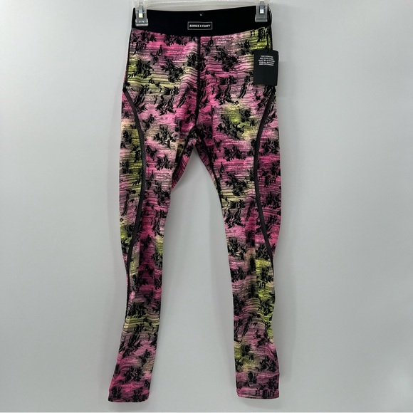 Savage X Fenty flow high waist trimmed legging size Small NWT by Rihanna - Picture 1 of 7